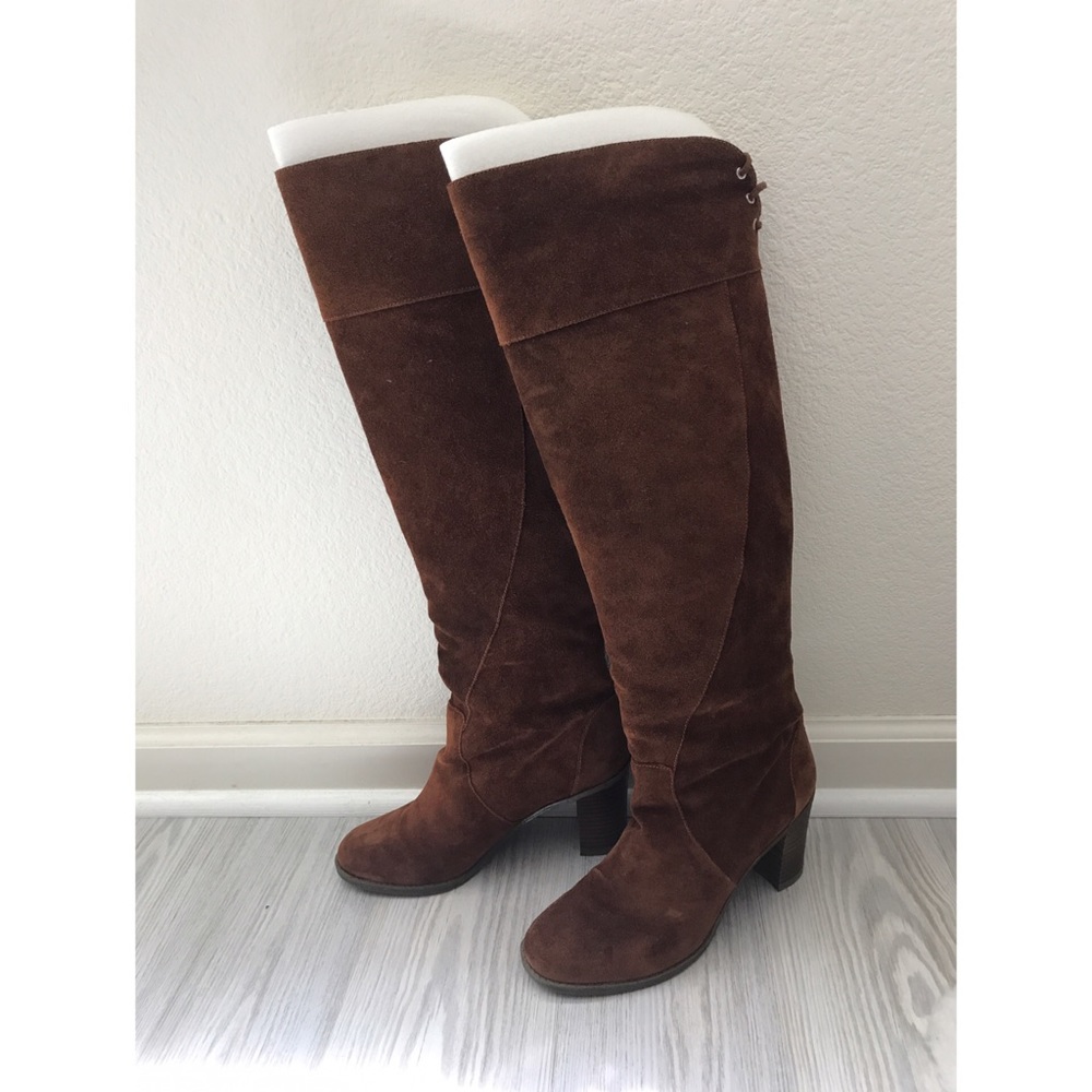 Dr. Scholl's Lydia Knee High Boot in Cognac